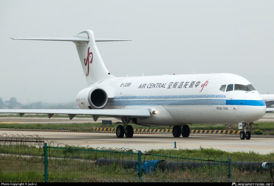 ARJ21-700F для авиакомпании China Central Longhao Airlines вышел на испытания в конце апреля 2023 г. Фото: Jack Li